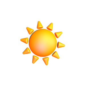Illustration of sun